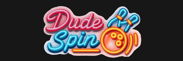 Dudespin Casino free spin counter above a pokie reel set