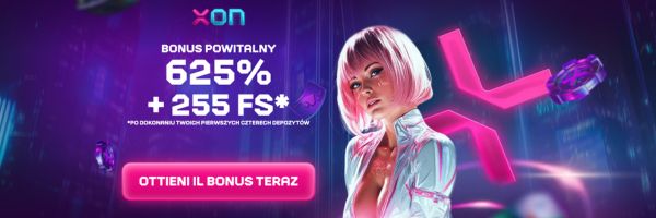 Xon Casino crypto deposit screen listing supported coins
